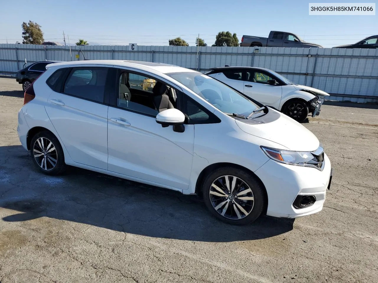 2019 Honda Fit Ex VIN: 3HGGK5H85KM741066 Lot: 73157634