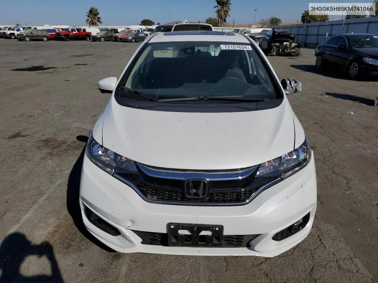 2019 Honda Fit Ex VIN: 3HGGK5H85KM741066 Lot: 73157634