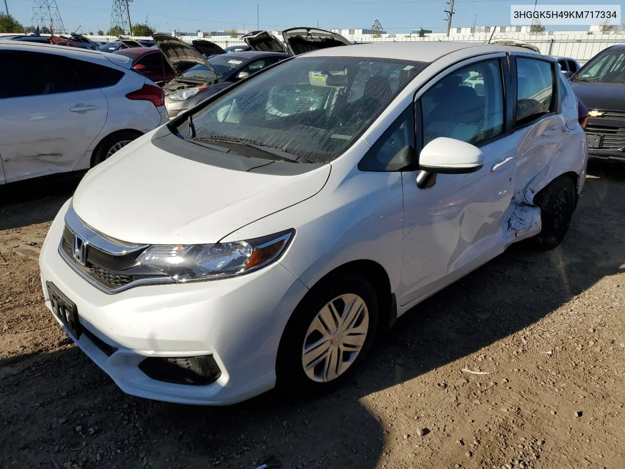 2019 Honda Fit Lx VIN: 3HGGK5H49KM717334 Lot: 73417774