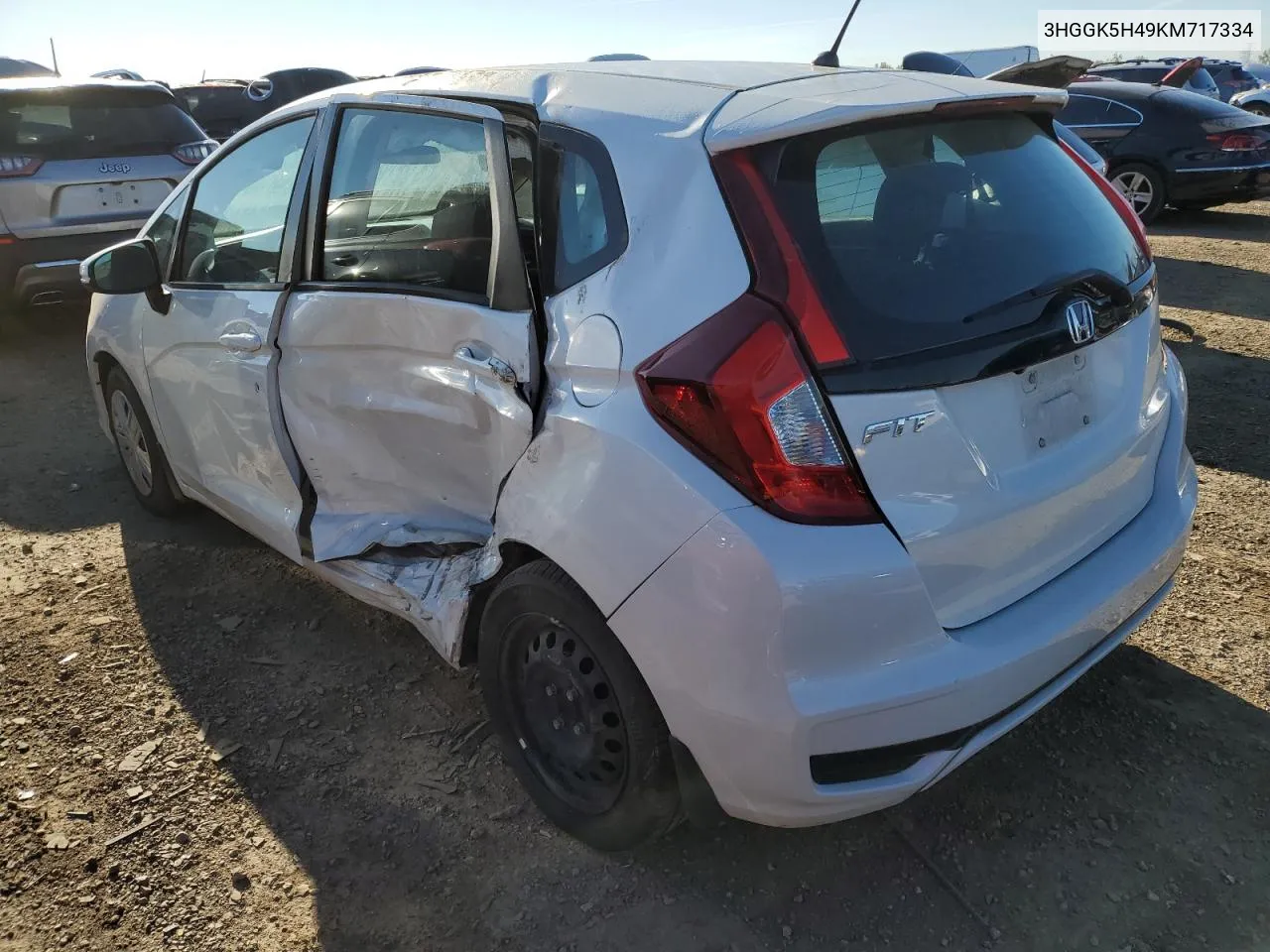 2019 Honda Fit Lx VIN: 3HGGK5H49KM717334 Lot: 73417774