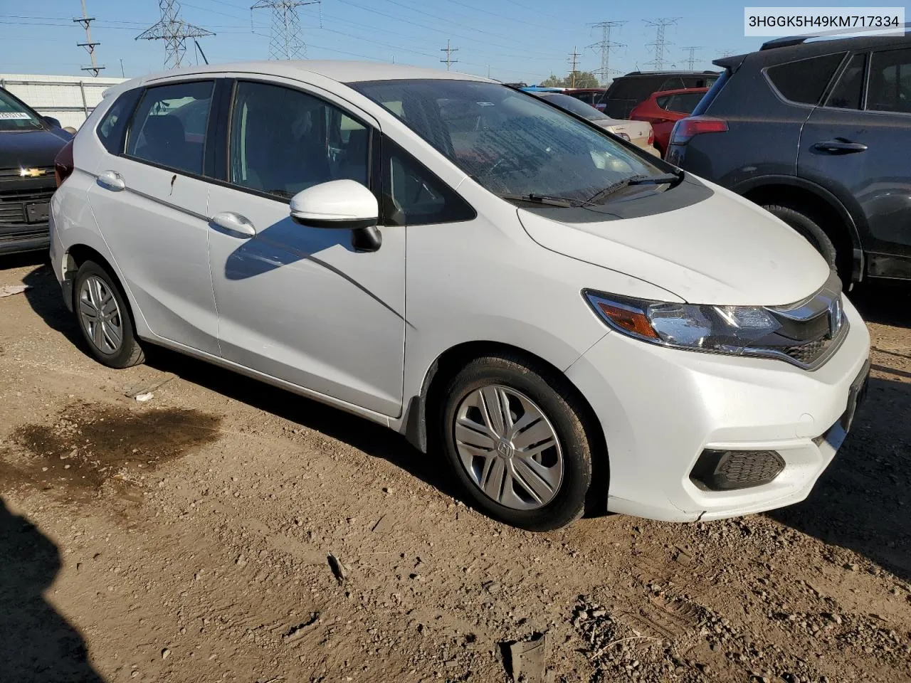 2019 Honda Fit Lx VIN: 3HGGK5H49KM717334 Lot: 73417774