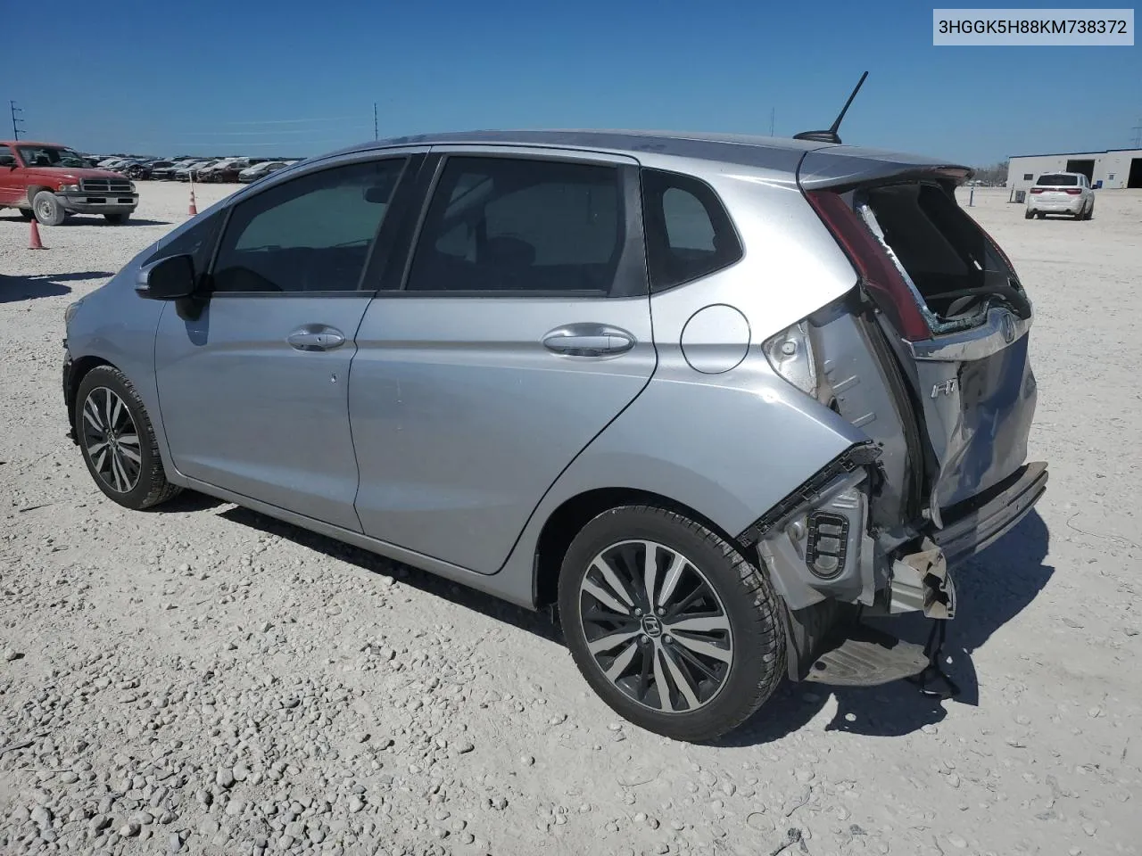 2019 Honda Fit Ex VIN: 3HGGK5H88KM738372 Lot: 73597804