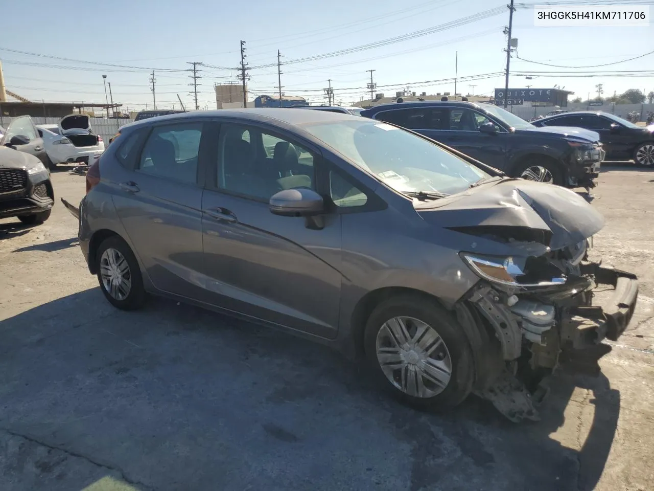 2019 Honda Fit Lx VIN: 3HGGK5H41KM711706 Lot: 73612154