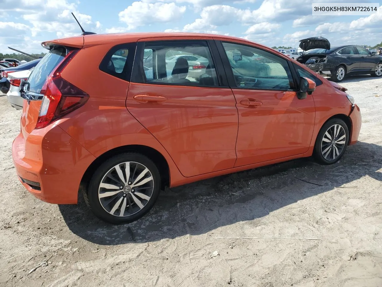 2019 Honda Fit Ex VIN: 3HGGK5H83KM722614 Lot: 73702004