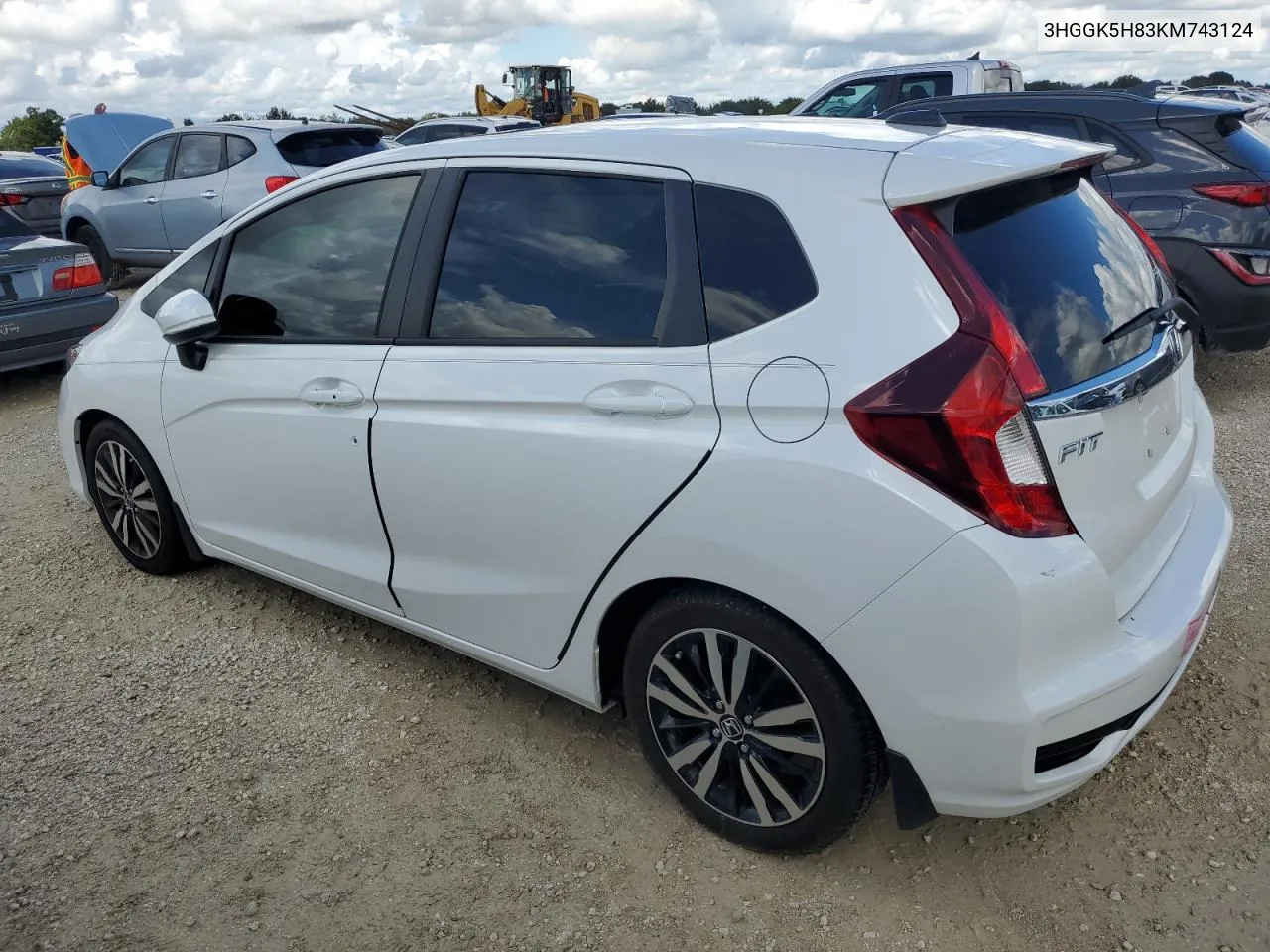 2019 Honda Fit Ex VIN: 3HGGK5H83KM743124 Lot: 73846154