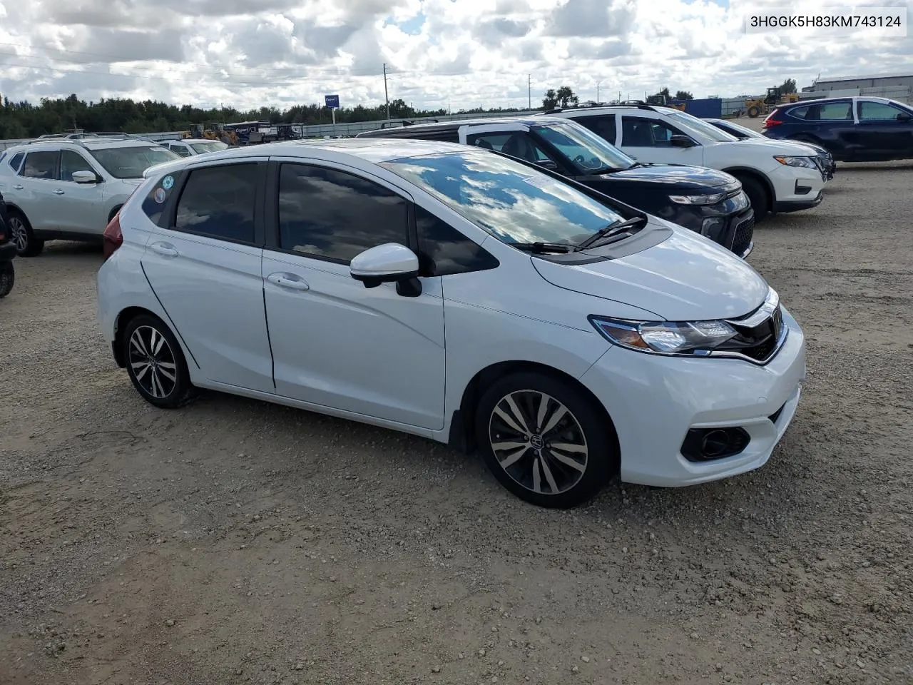 2019 Honda Fit Ex VIN: 3HGGK5H83KM743124 Lot: 73846154