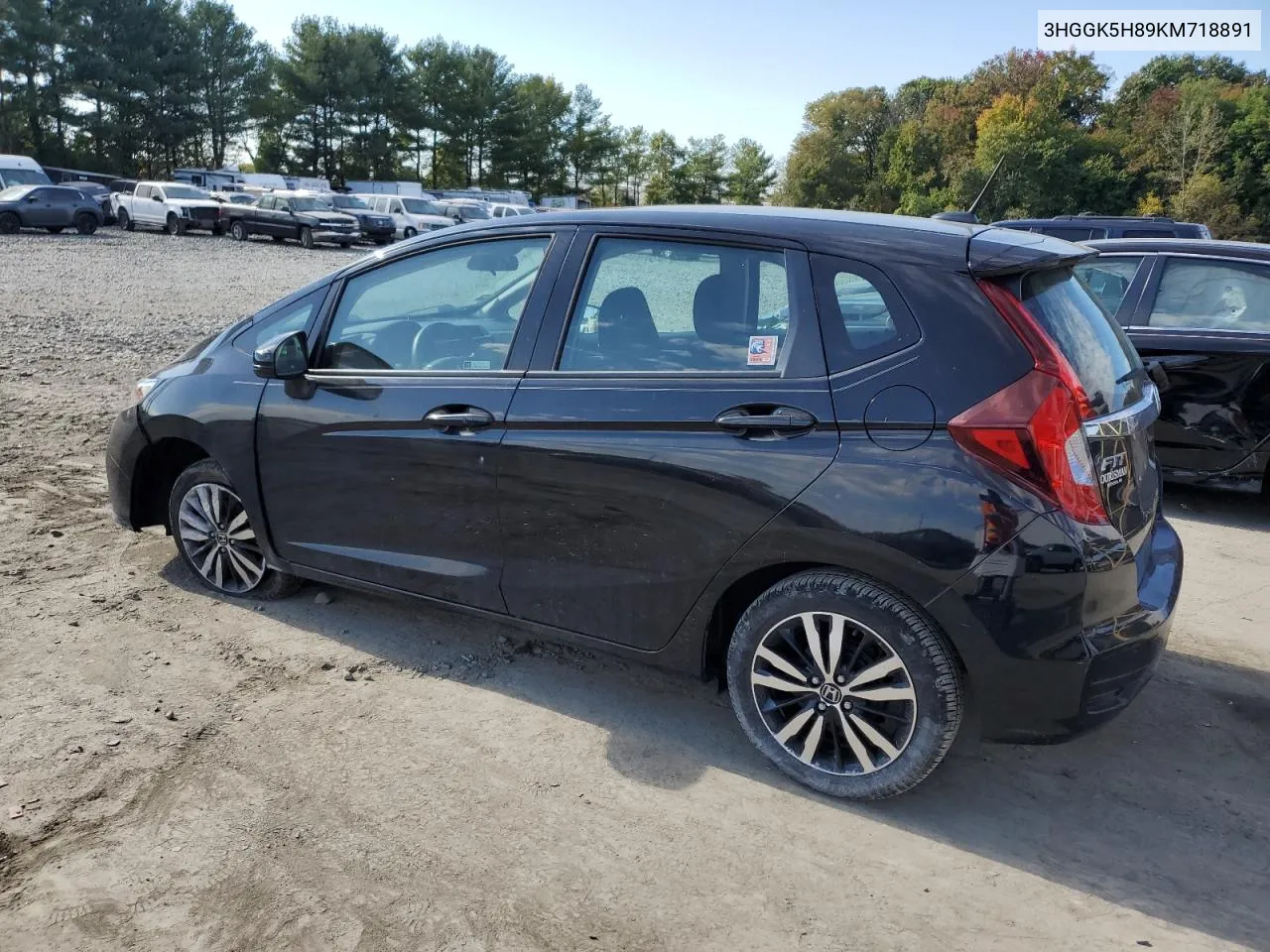 2019 Honda Fit Ex VIN: 3HGGK5H89KM718891 Lot: 74508554