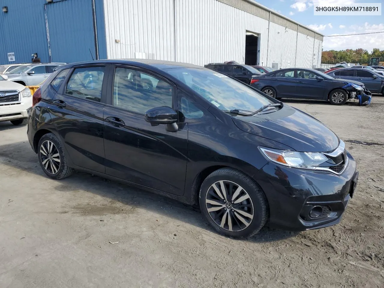 2019 Honda Fit Ex VIN: 3HGGK5H89KM718891 Lot: 74508554