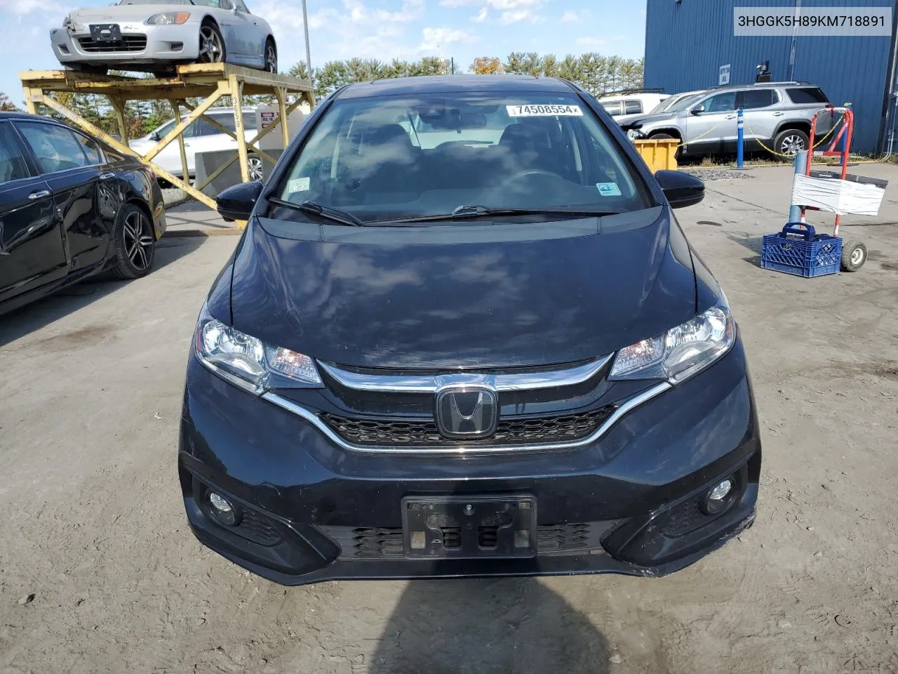 2019 Honda Fit Ex VIN: 3HGGK5H89KM718891 Lot: 74508554