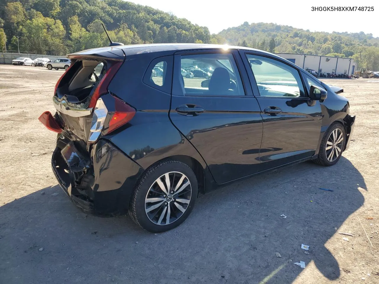 2019 Honda Fit Ex VIN: 3HGGK5H8XKM748725 Lot: 74520454