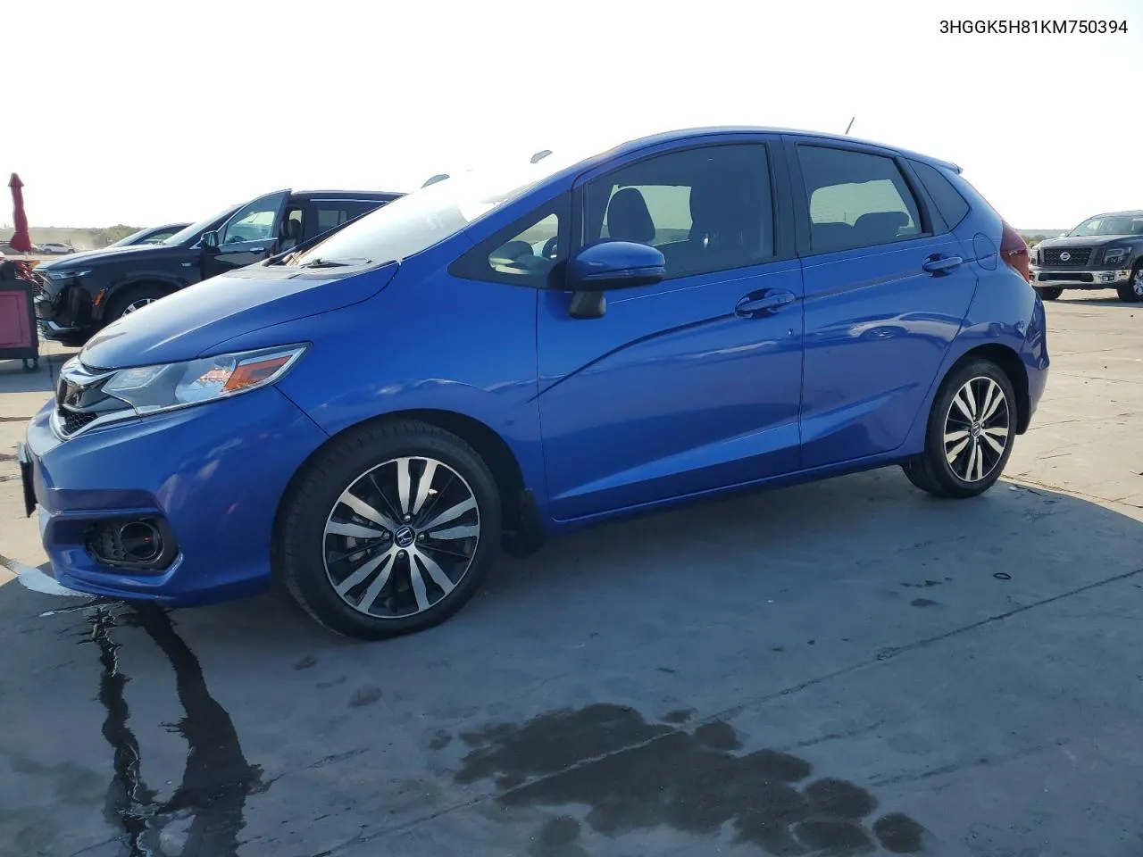 2019 Honda Fit Ex VIN: 3HGGK5H81KM750394 Lot: 74892334