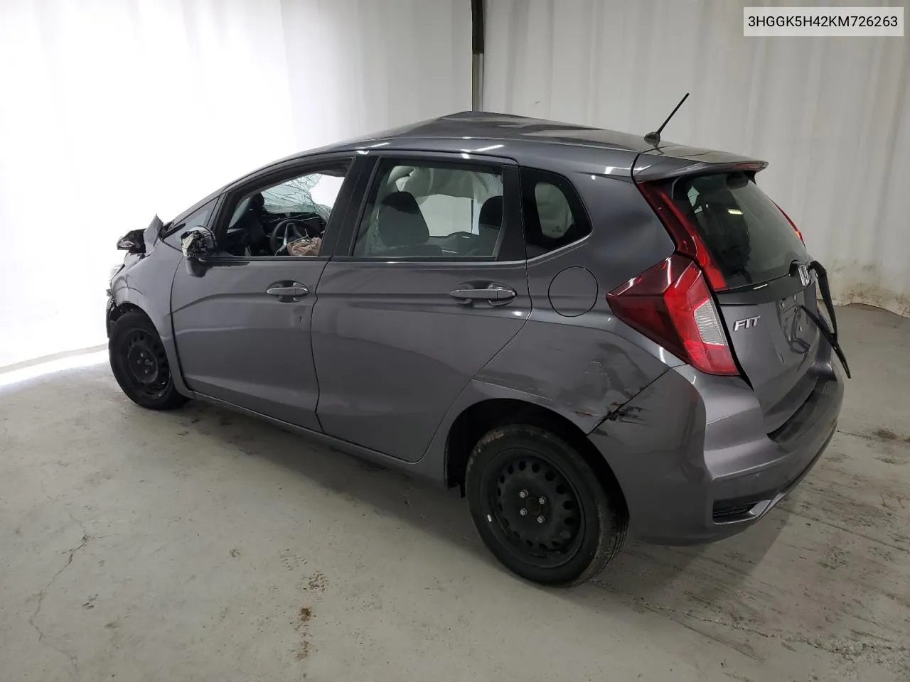 2019 Honda Fit Lx VIN: 3HGGK5H42KM726263 Lot: 75187224