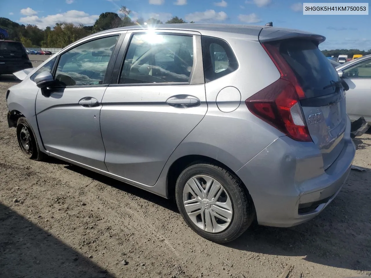 2019 Honda Fit Lx VIN: 3HGGK5H41KM750053 Lot: 75241164