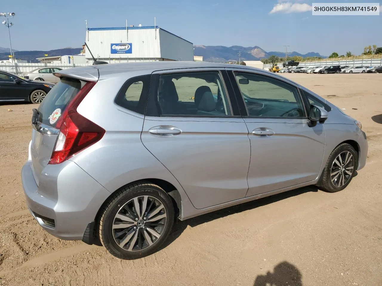 2019 Honda Fit Ex VIN: 3HGGK5H83KM741549 Lot: 75357624