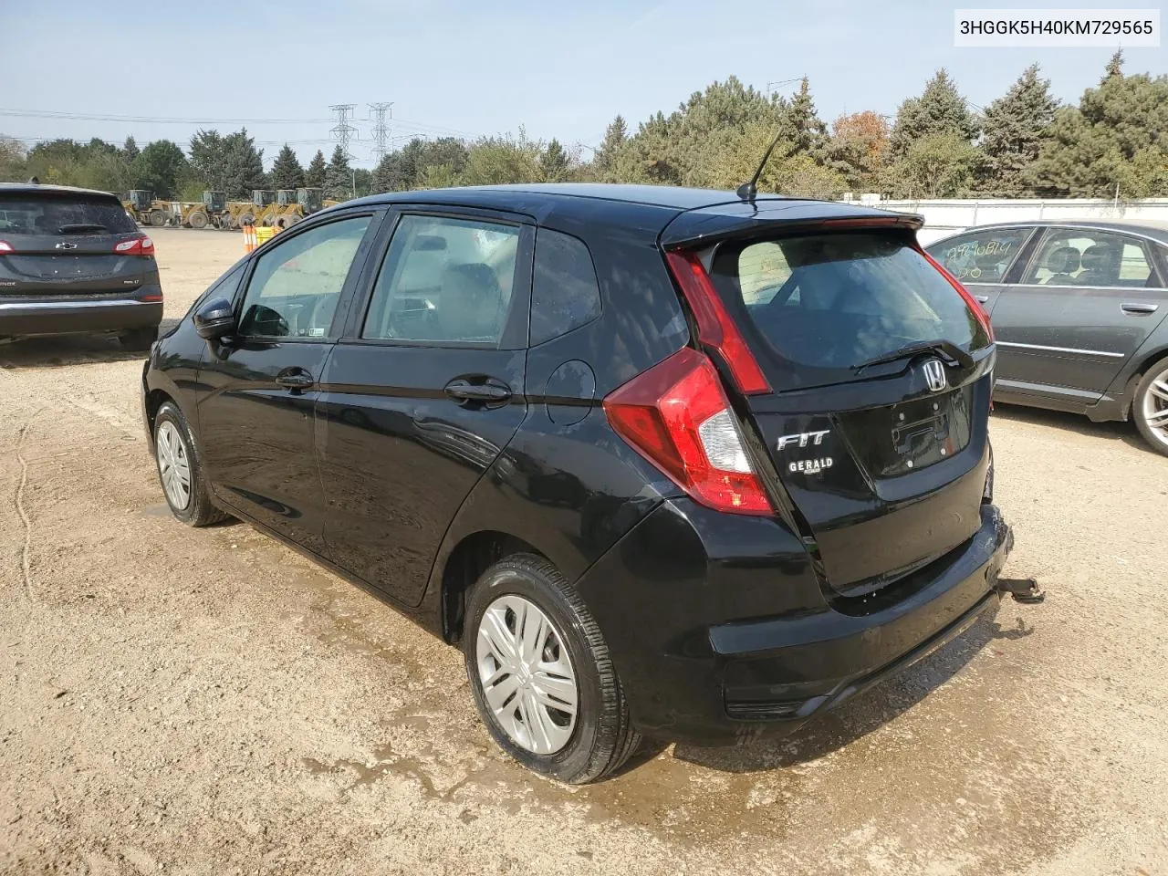 2019 Honda Fit Lx VIN: 3HGGK5H40KM729565 Lot: 75547384