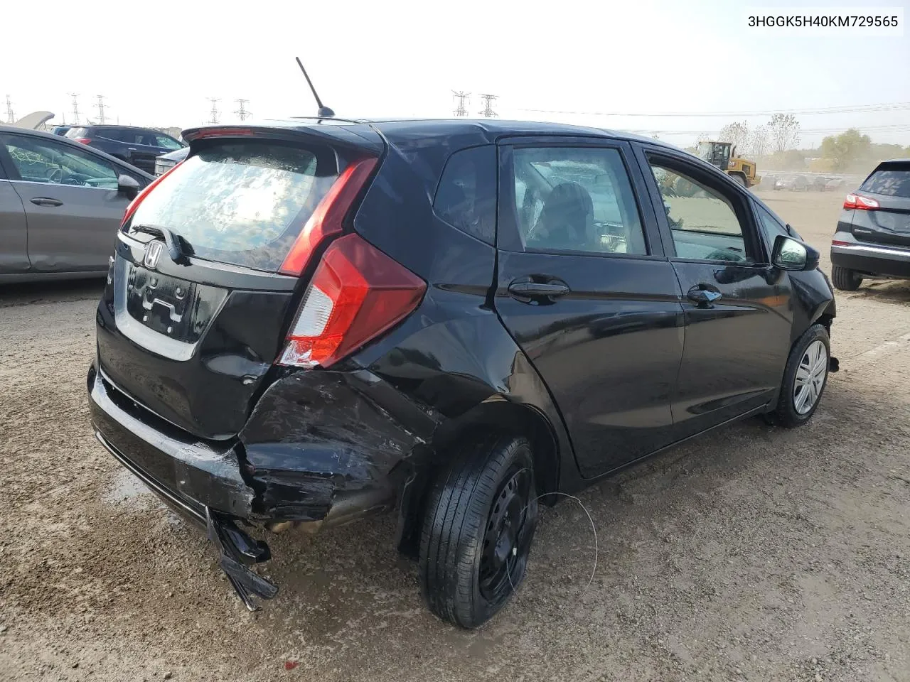 2019 Honda Fit Lx VIN: 3HGGK5H40KM729565 Lot: 75547384