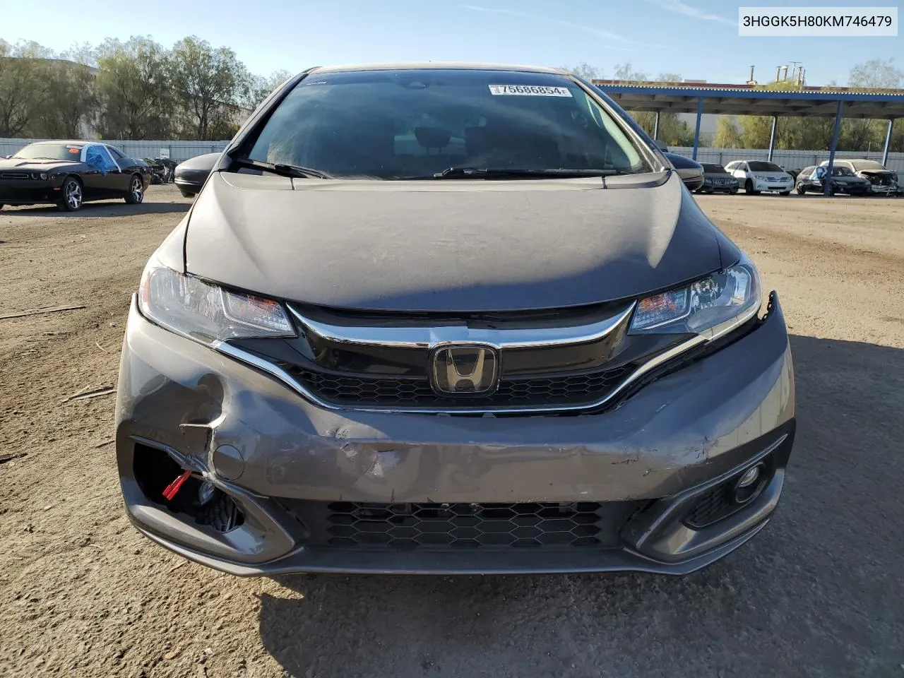 2019 Honda Fit Ex VIN: 3HGGK5H80KM746479 Lot: 75686854