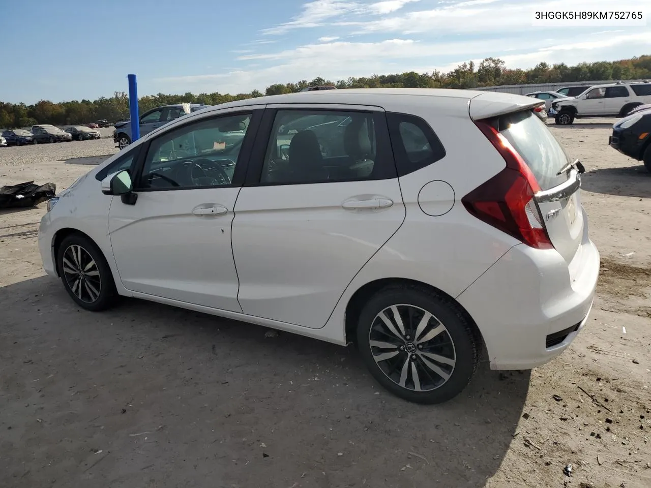 2019 Honda Fit Ex VIN: 3HGGK5H89KM752765 Lot: 76164754