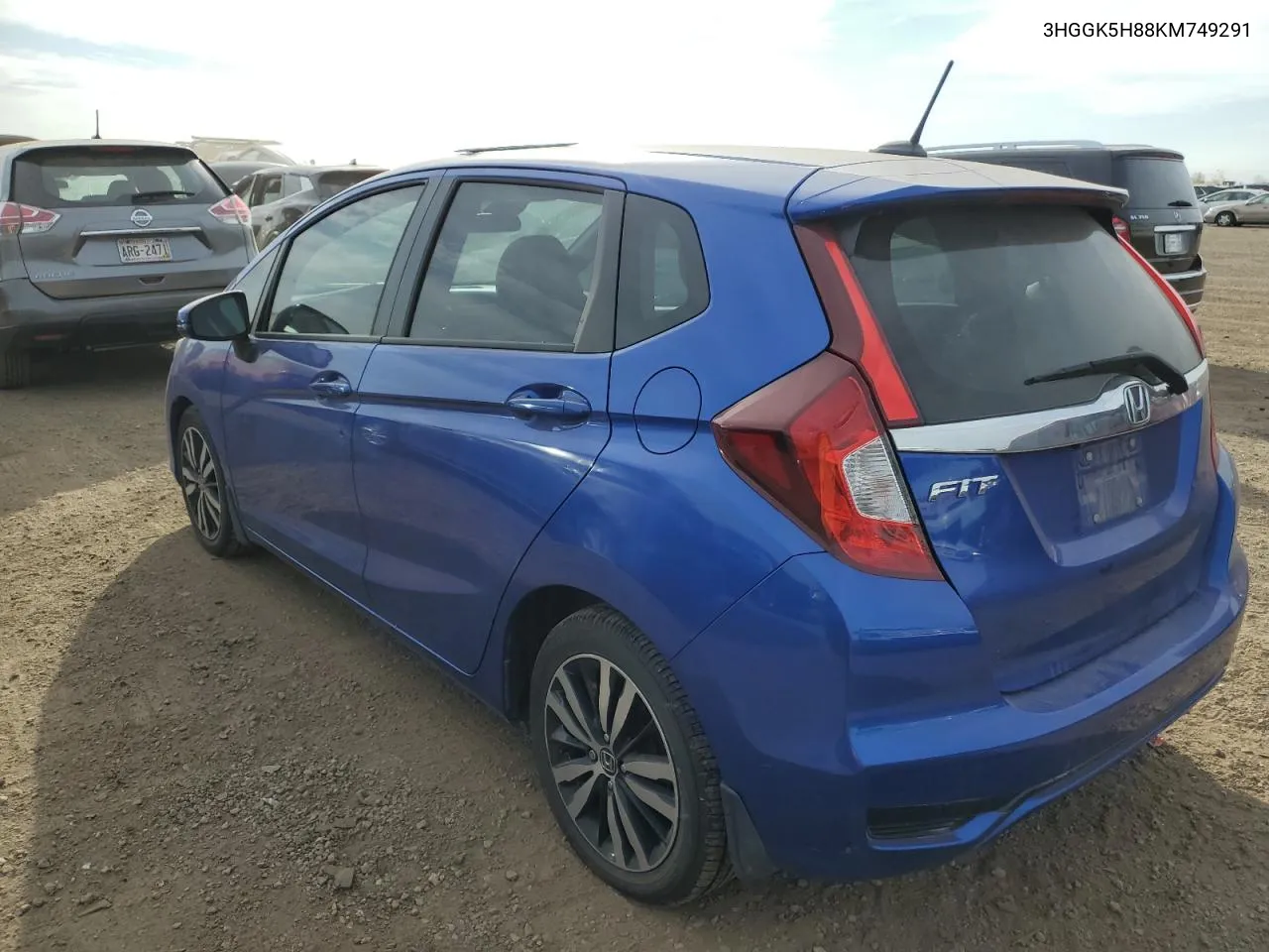 2019 Honda Fit Ex VIN: 3HGGK5H88KM749291 Lot: 76494474