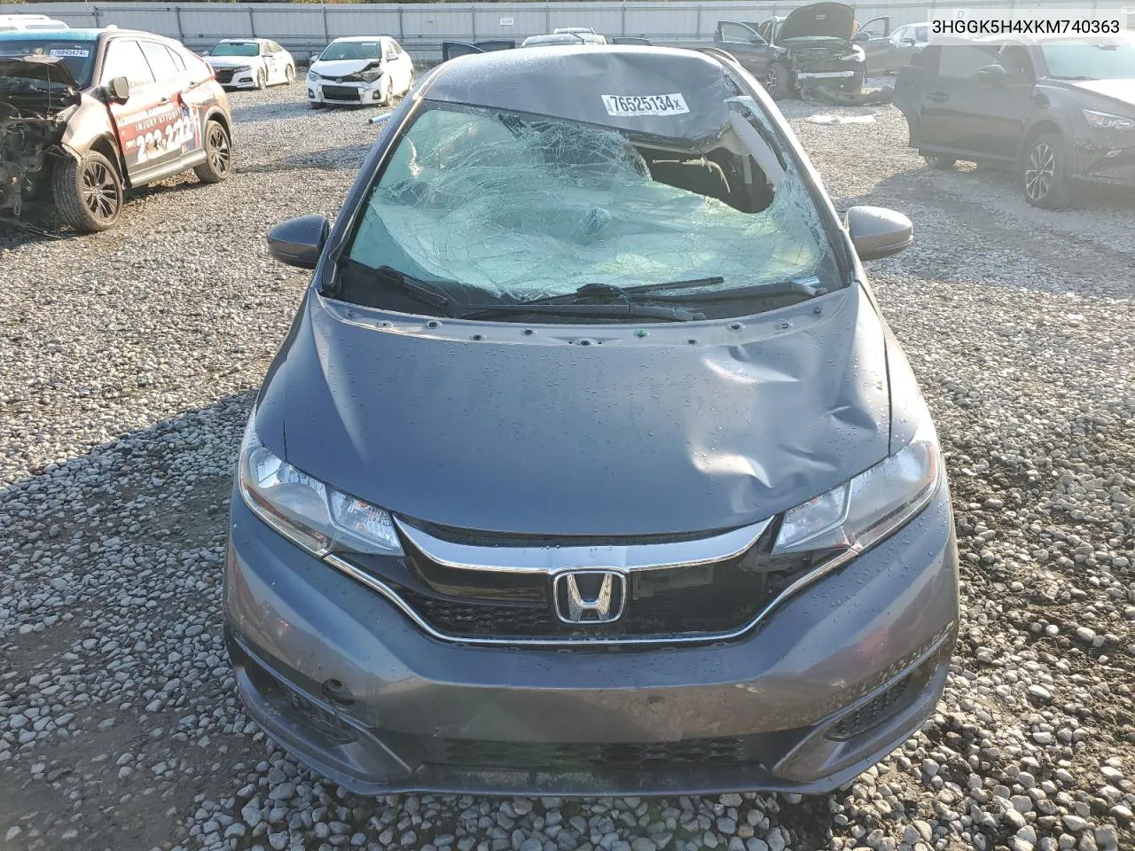 2019 Honda Fit Lx VIN: 3HGGK5H4XKM740363 Lot: 76525134