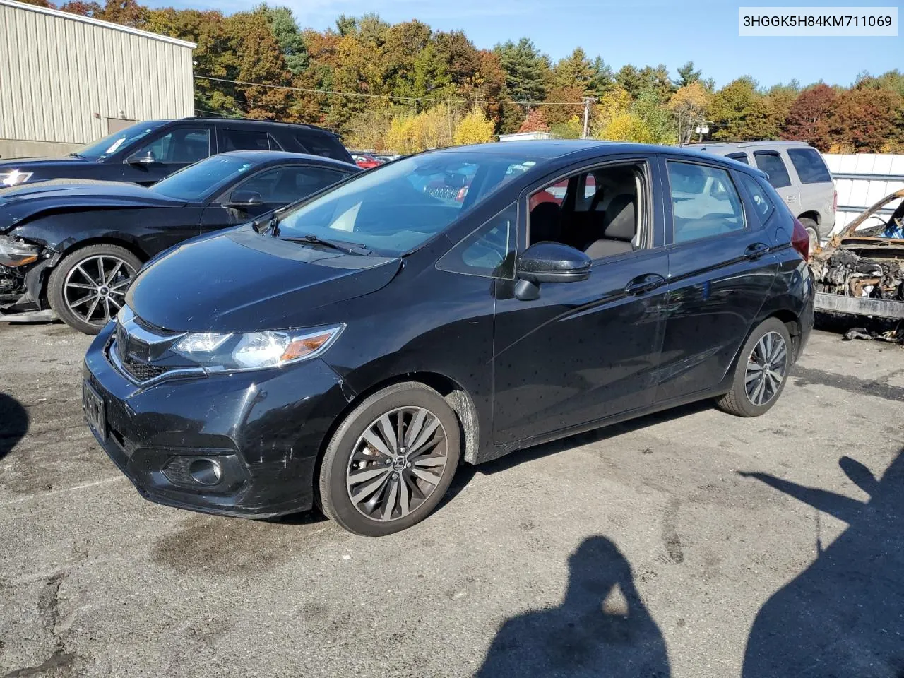 2019 Honda Fit Ex VIN: 3HGGK5H84KM711069 Lot: 76992044