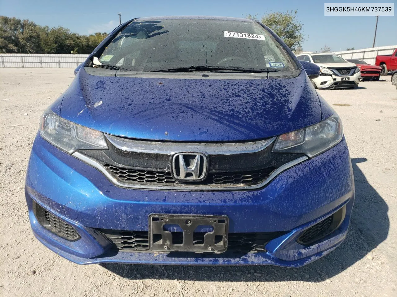 2019 Honda Fit Lx VIN: 3HGGK5H46KM737539 Lot: 77131824