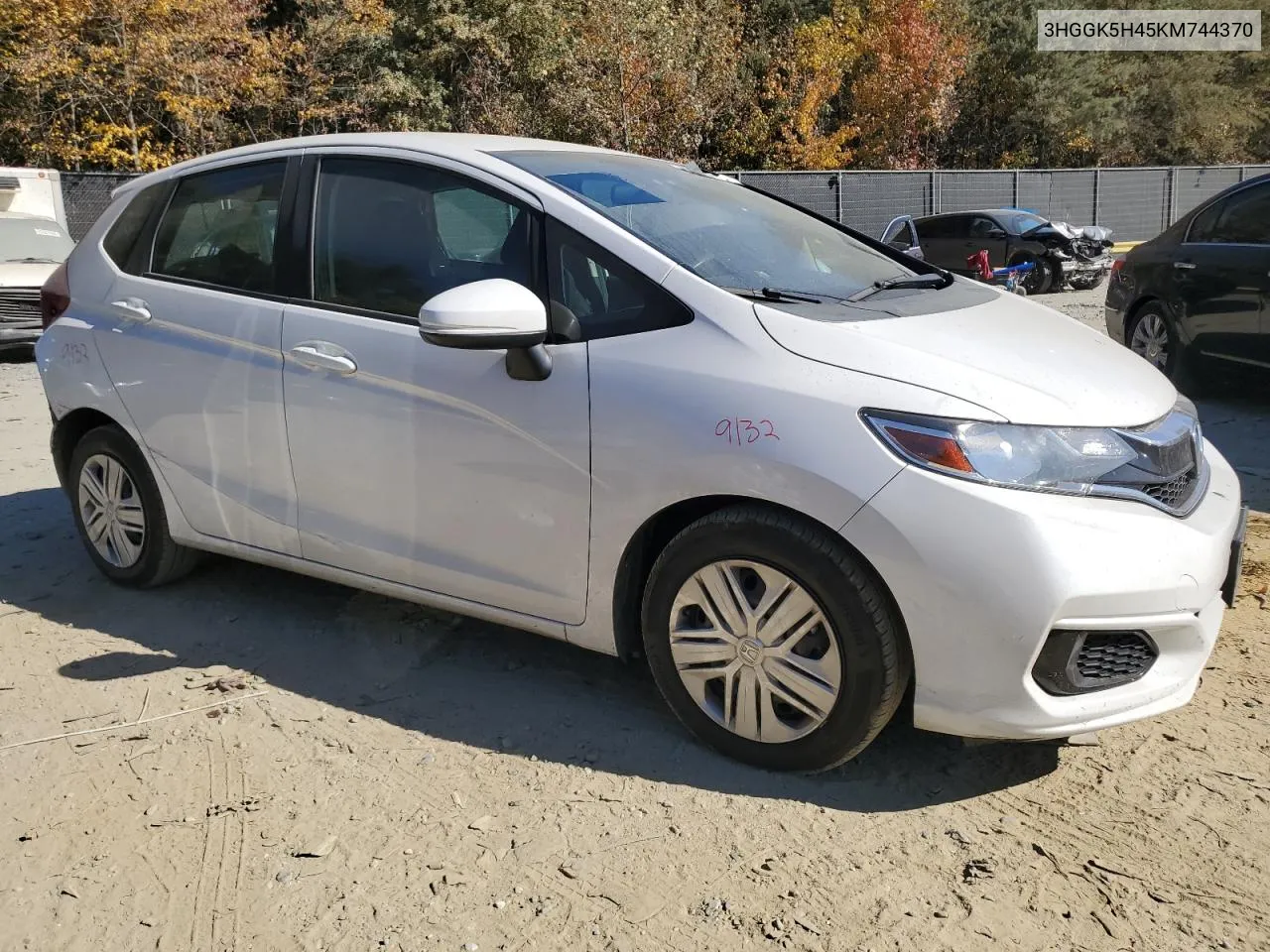 2019 Honda Fit Lx VIN: 3HGGK5H45KM744370 Lot: 77305374