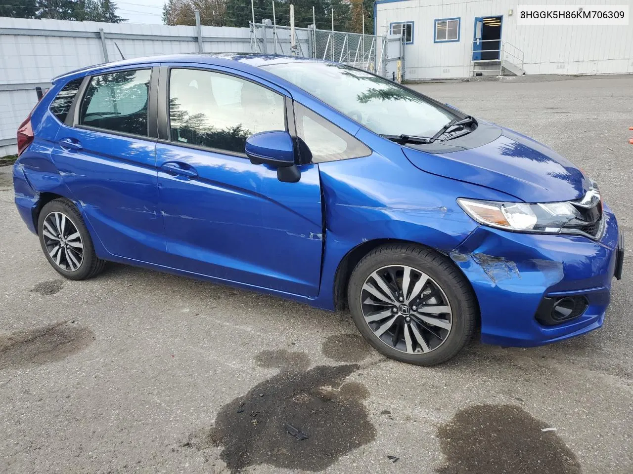 3HGGK5H86KM706309 2019 Honda Fit Ex