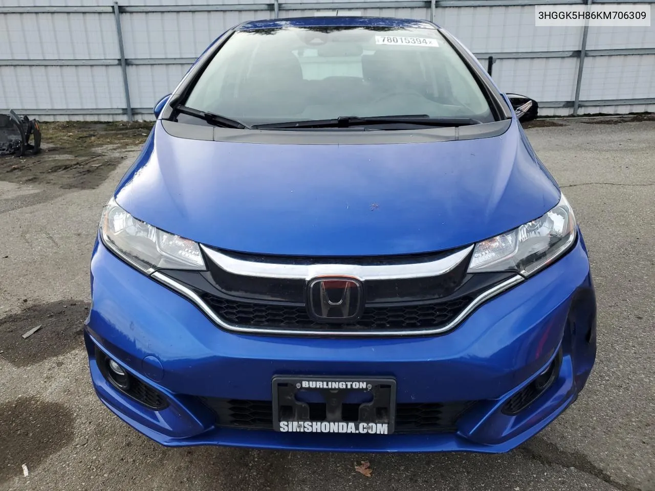 3HGGK5H86KM706309 2019 Honda Fit Ex