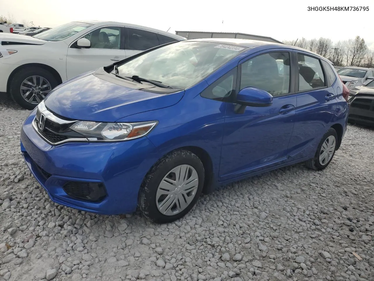 2019 Honda Fit Lx VIN: 3HGGK5H48KM736795 Lot: 78424234