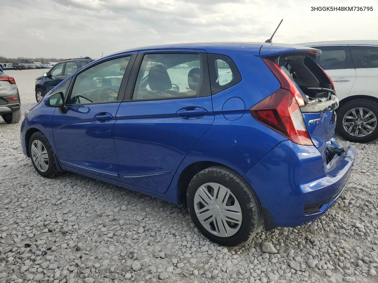 2019 Honda Fit Lx VIN: 3HGGK5H48KM736795 Lot: 78424234