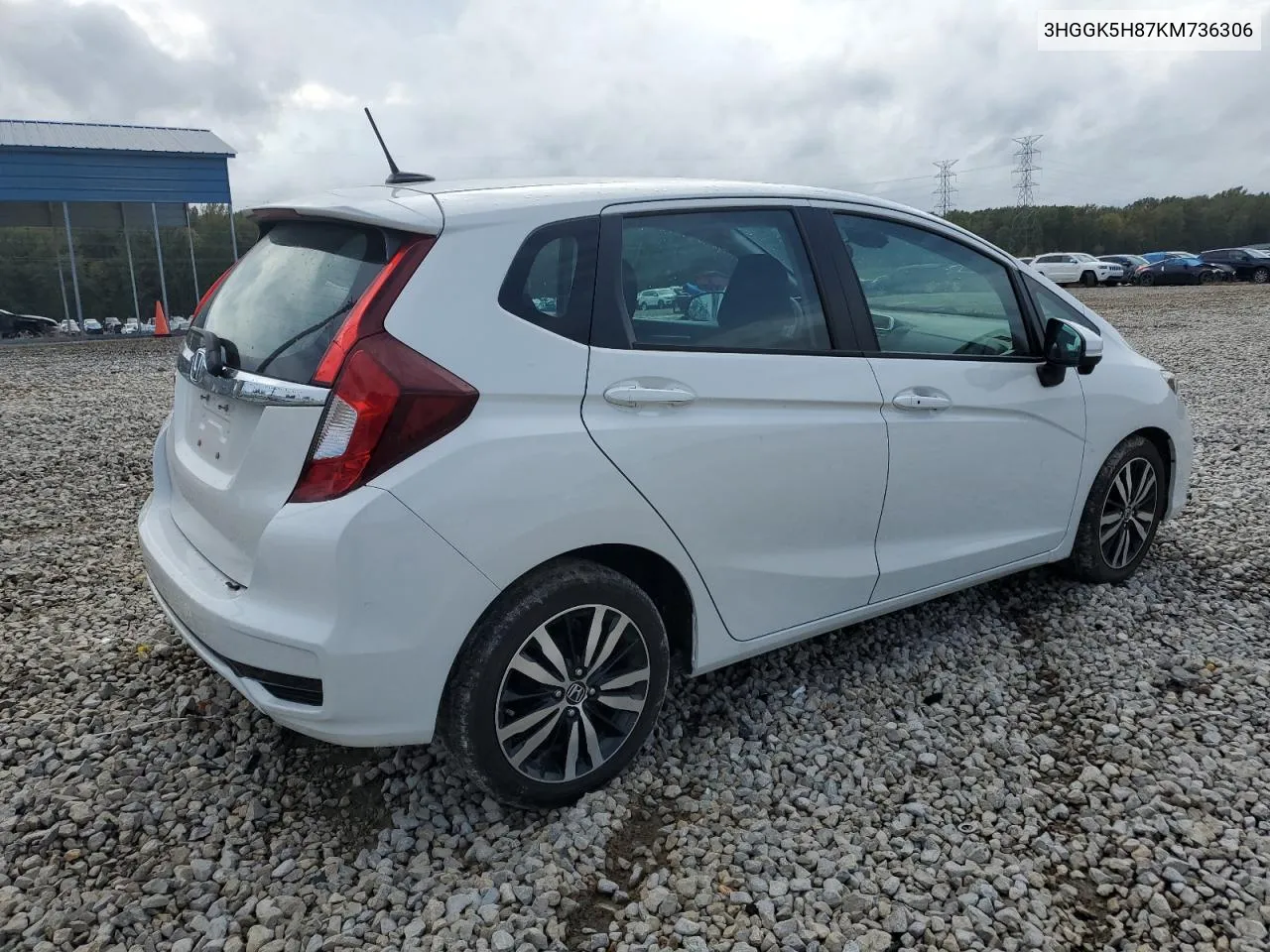 2019 Honda Fit Ex VIN: 3HGGK5H87KM736306 Lot: 78465544