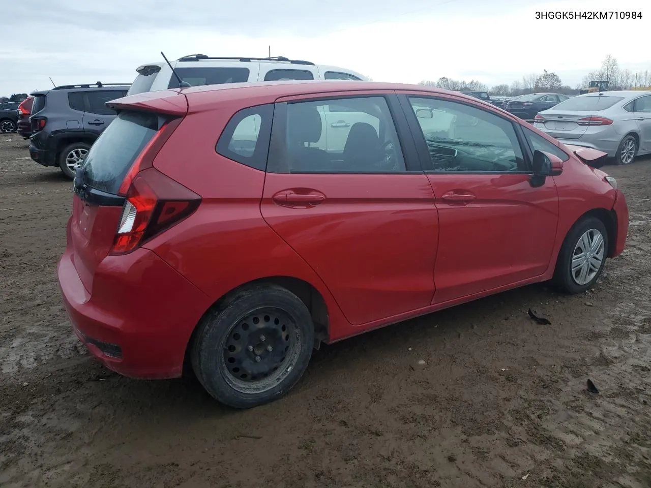 2019 Honda Fit Lx VIN: 3HGGK5H42KM710984 Lot: 78681654