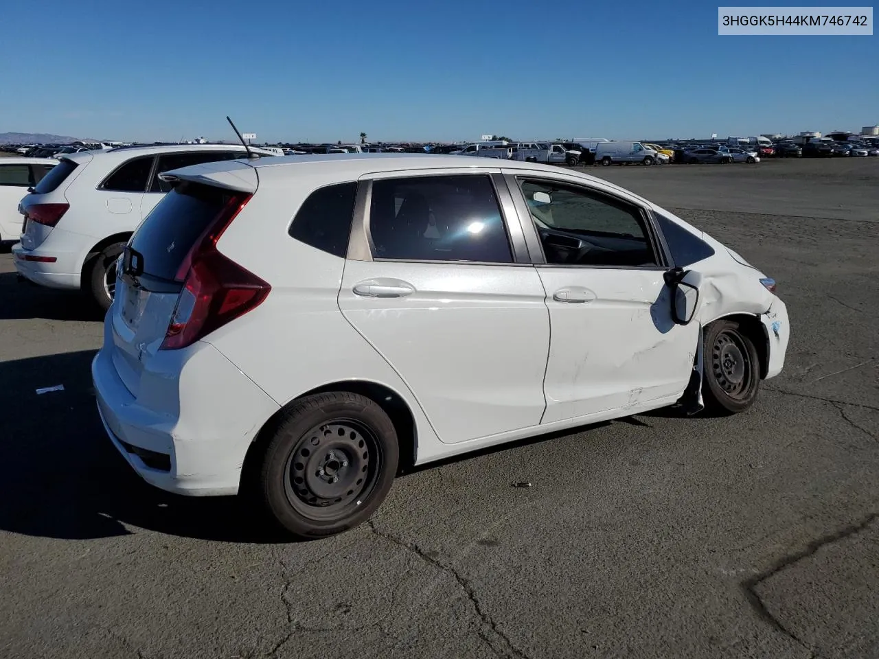 2019 Honda Fit Lx VIN: 3HGGK5H44KM746742 Lot: 79096834