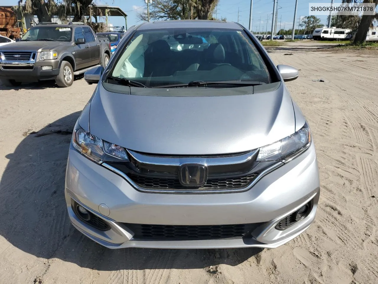 2019 Honda Fit Exl VIN: 3HGGK5H07KM721878 Lot: 80181164