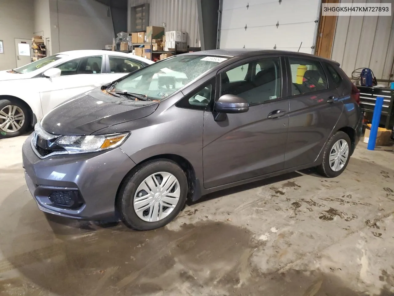 2019 Honda Fit Lx VIN: 3HGGK5H47KM727893 Lot: 80898934