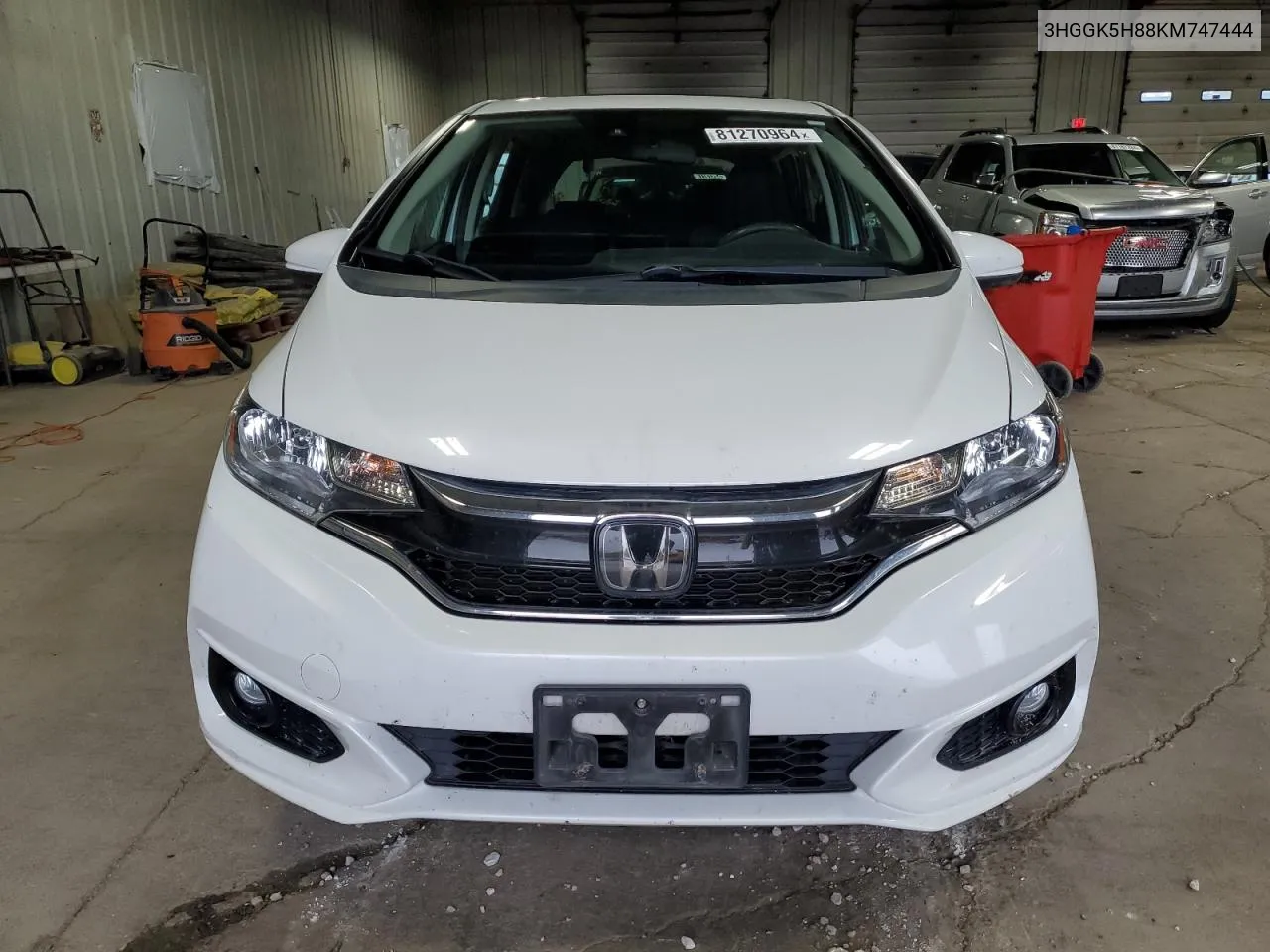 2019 Honda Fit Ex VIN: 3HGGK5H88KM747444 Lot: 81270964