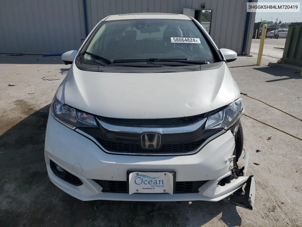 2020 Honda Fit Ex VIN: 3HGGK5H84LM720419 Lot: 58064824