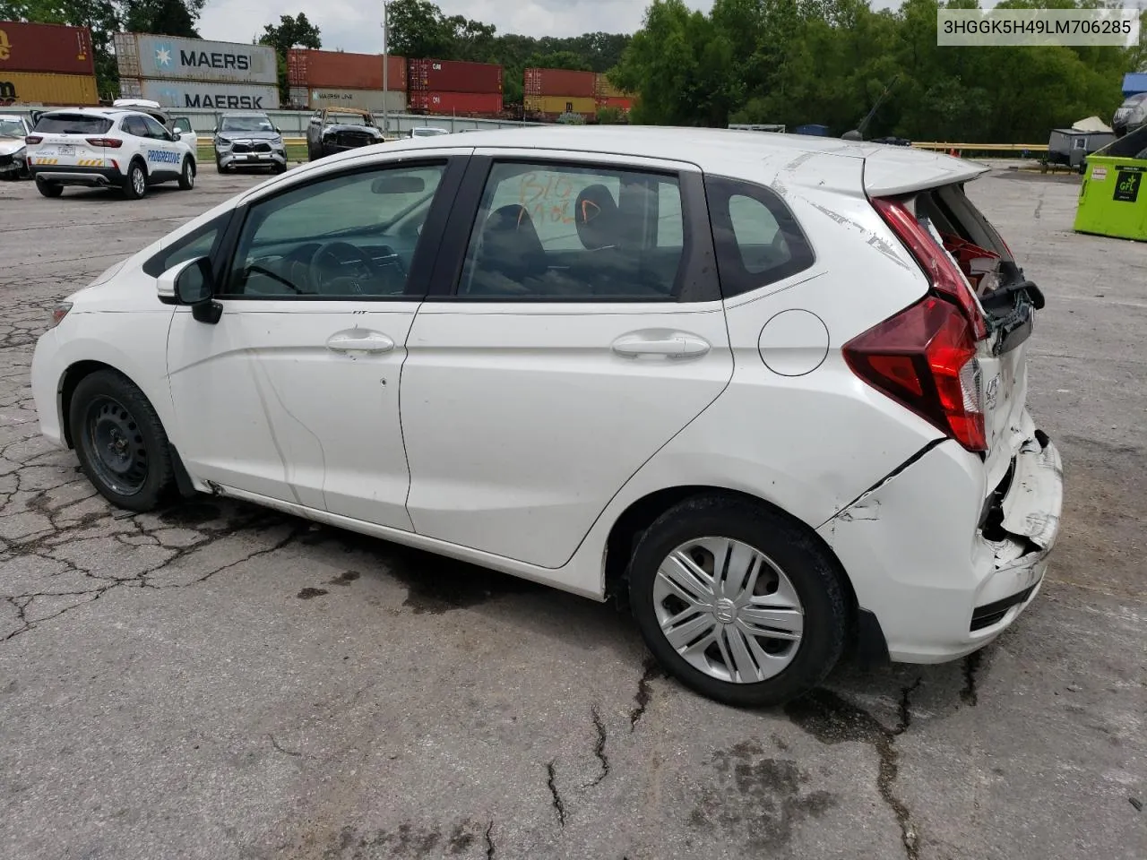 2020 Honda Fit Lx VIN: 3HGGK5H49LM706285 Lot: 60748574