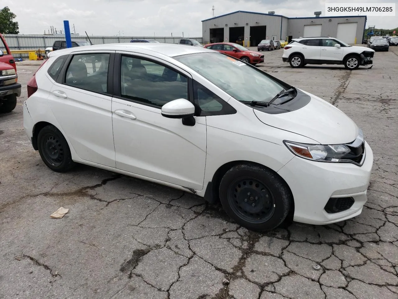 2020 Honda Fit Lx VIN: 3HGGK5H49LM706285 Lot: 60748574