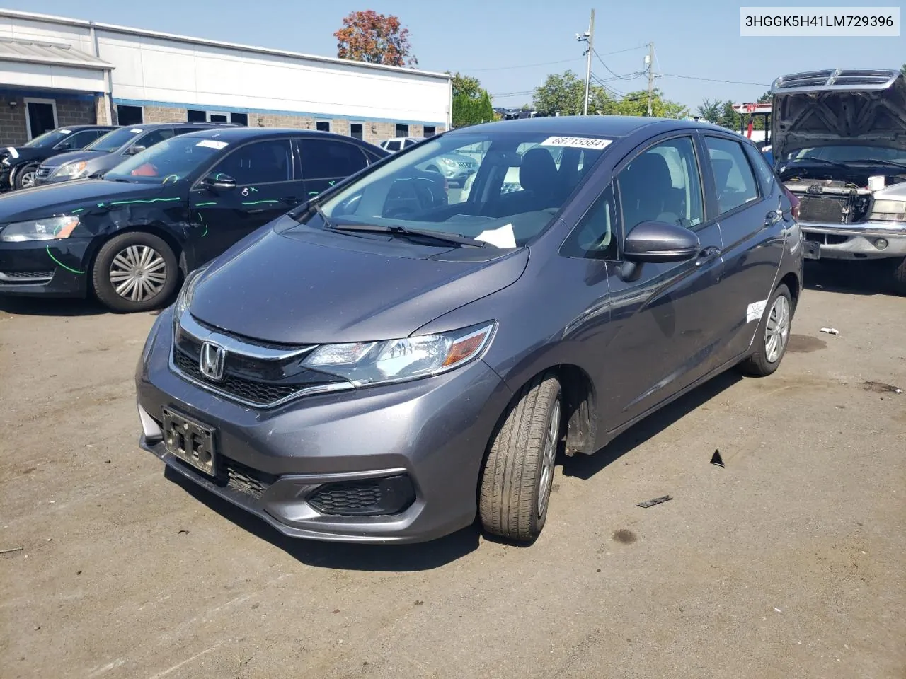 3HGGK5H41LM729396 2020 Honda Fit Lx