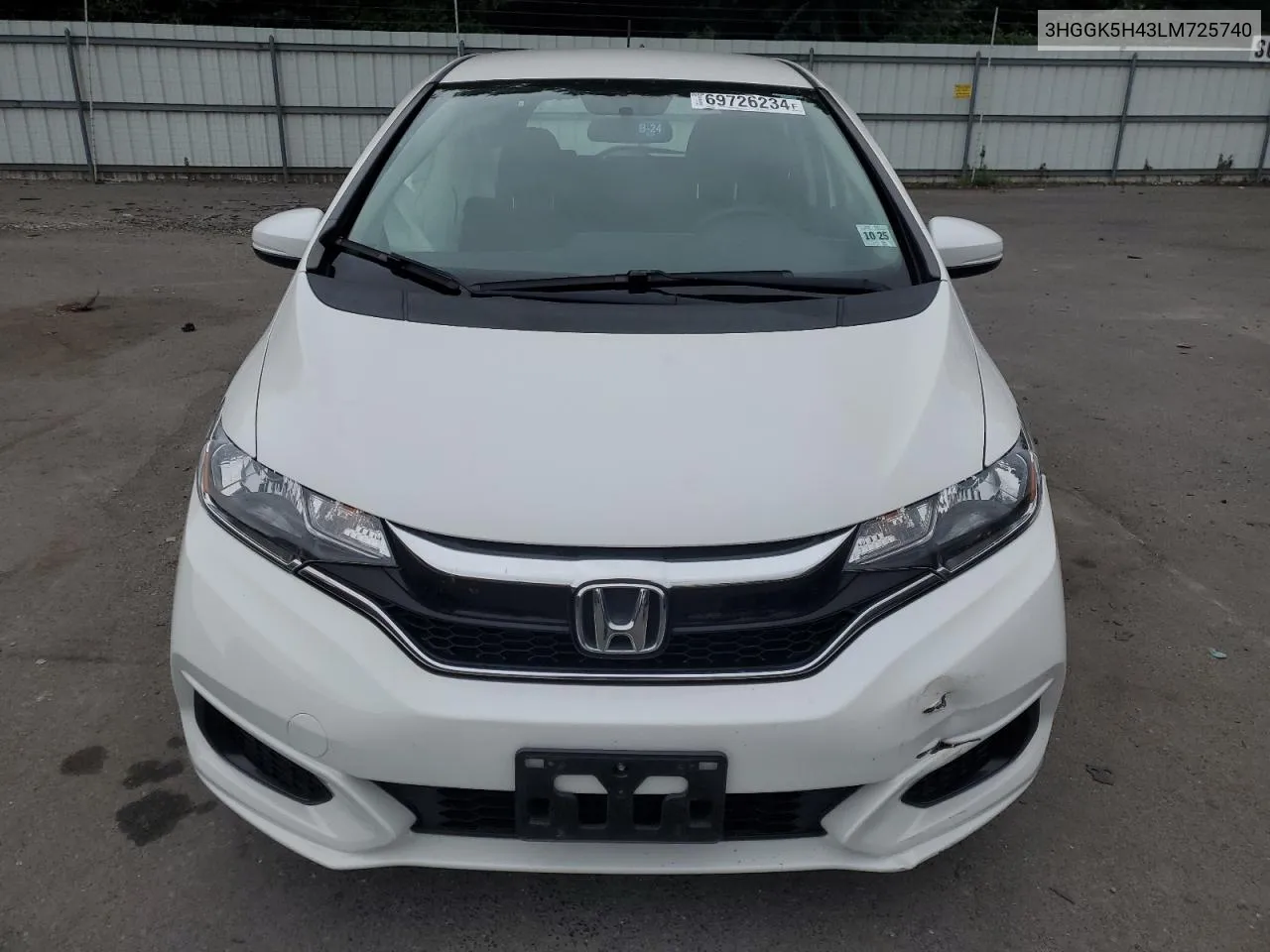 2020 Honda Fit Lx VIN: 3HGGK5H43LM725740 Lot: 69726234