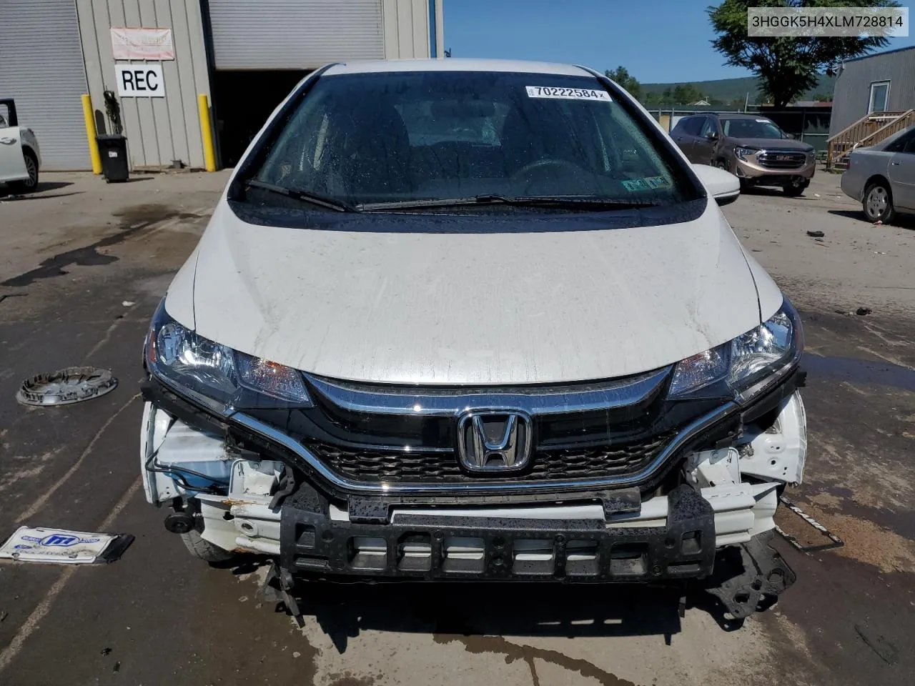 3HGGK5H4XLM728814 2020 Honda Fit Lx