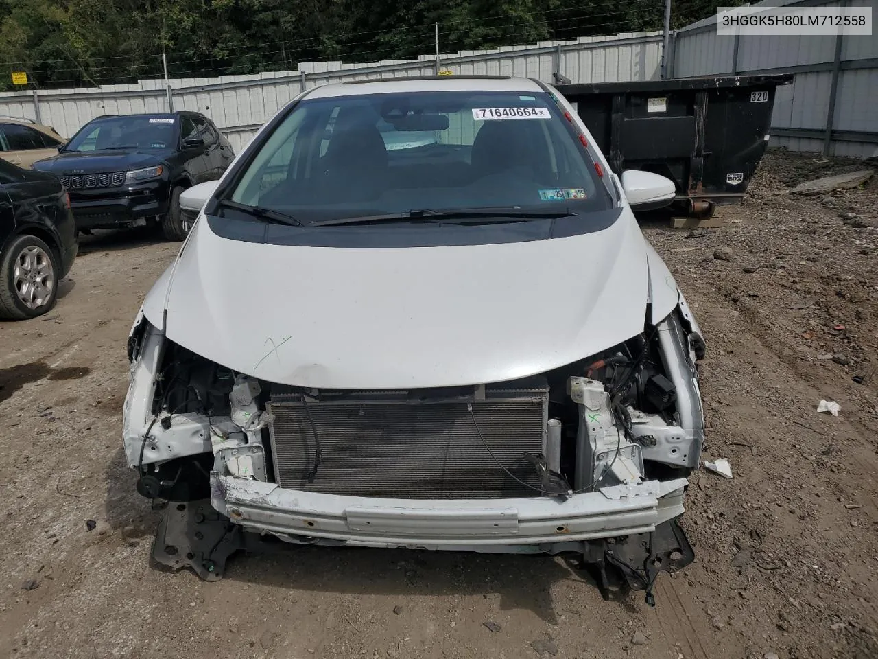 2020 Honda Fit Ex VIN: 3HGGK5H80LM712558 Lot: 71640664