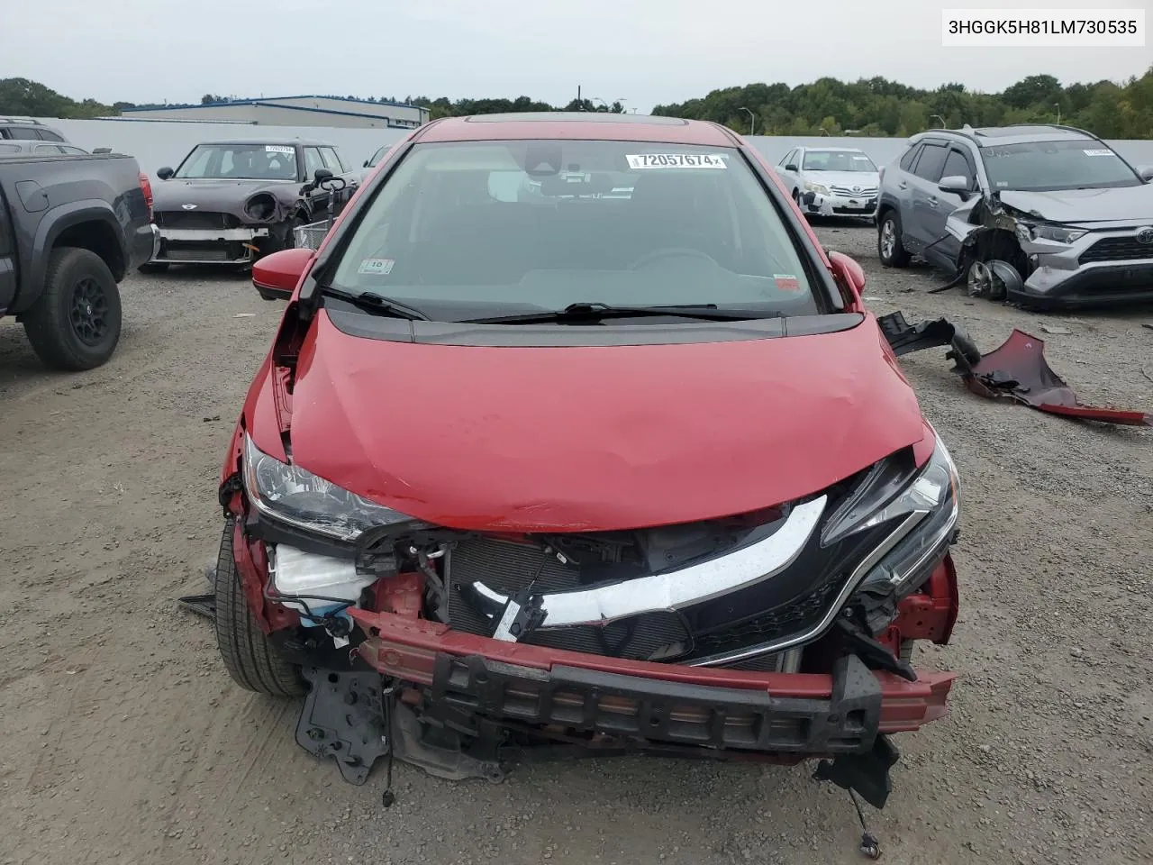 2020 Honda Fit Ex VIN: 3HGGK5H81LM730535 Lot: 72057674