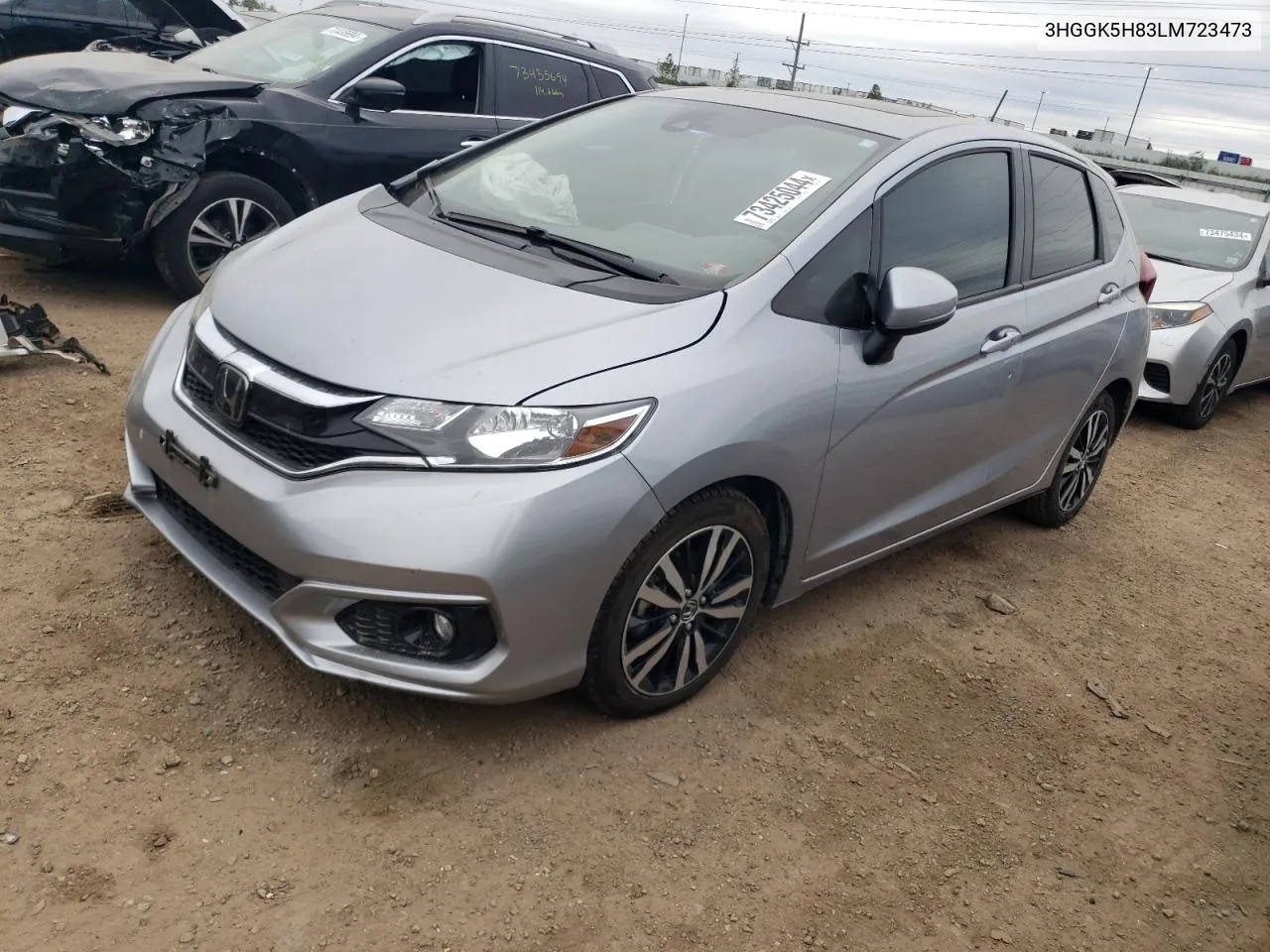 2020 Honda Fit Ex VIN: 3HGGK5H83LM723473 Lot: 73425044