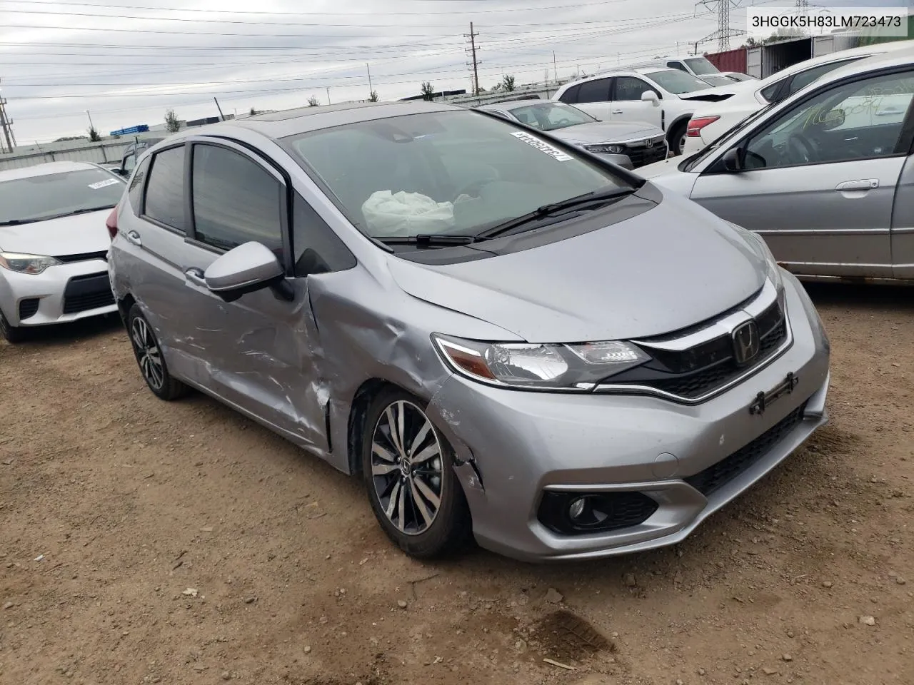 2020 Honda Fit Ex VIN: 3HGGK5H83LM723473 Lot: 73425044