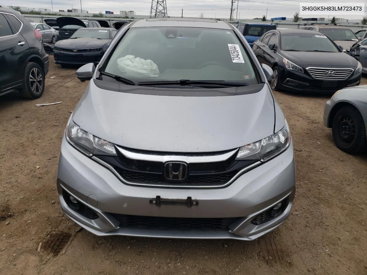 2020 Honda Fit Ex VIN: 3HGGK5H83LM723473 Lot: 73425044