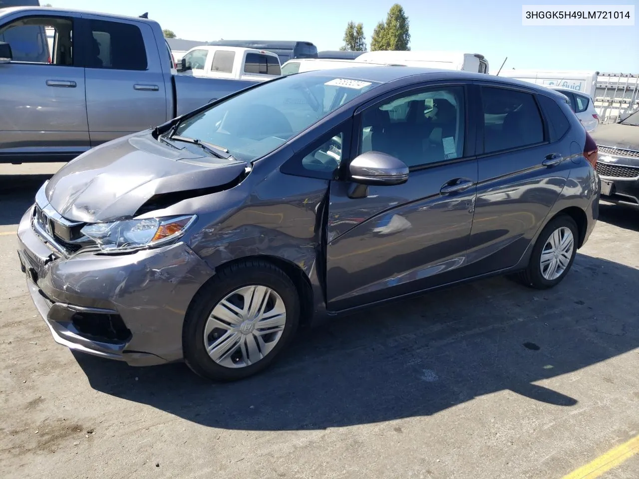 2020 Honda Fit Lx VIN: 3HGGK5H49LM721014 Lot: 73538204