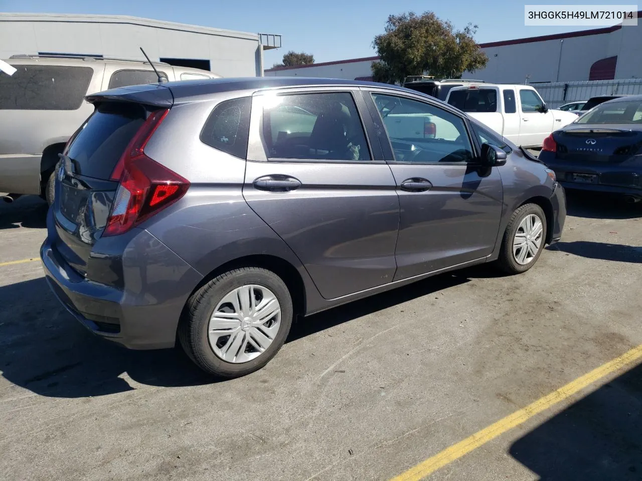 2020 Honda Fit Lx VIN: 3HGGK5H49LM721014 Lot: 73538204